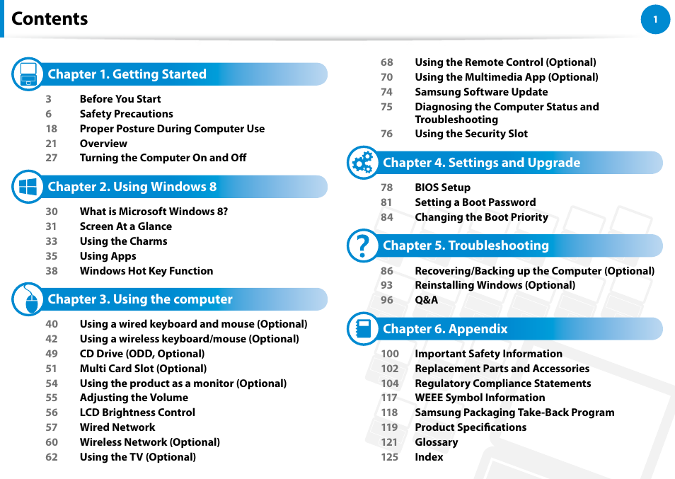 Samsung DP300A2A-A01US User Manual | Page 2 / 126