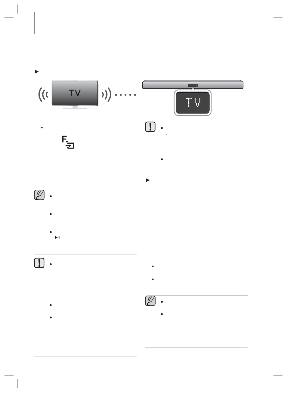 Tv soundconnect, Connecting a tv to the soundbar, Using the bluetooth power on function | Samsung HW-H450-ZA User Manual | Page 20 / 26