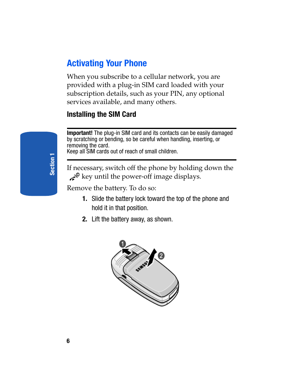 Activating your phone | Samsung SGH-T319NBBTMB User Manual | Page 10 / 182