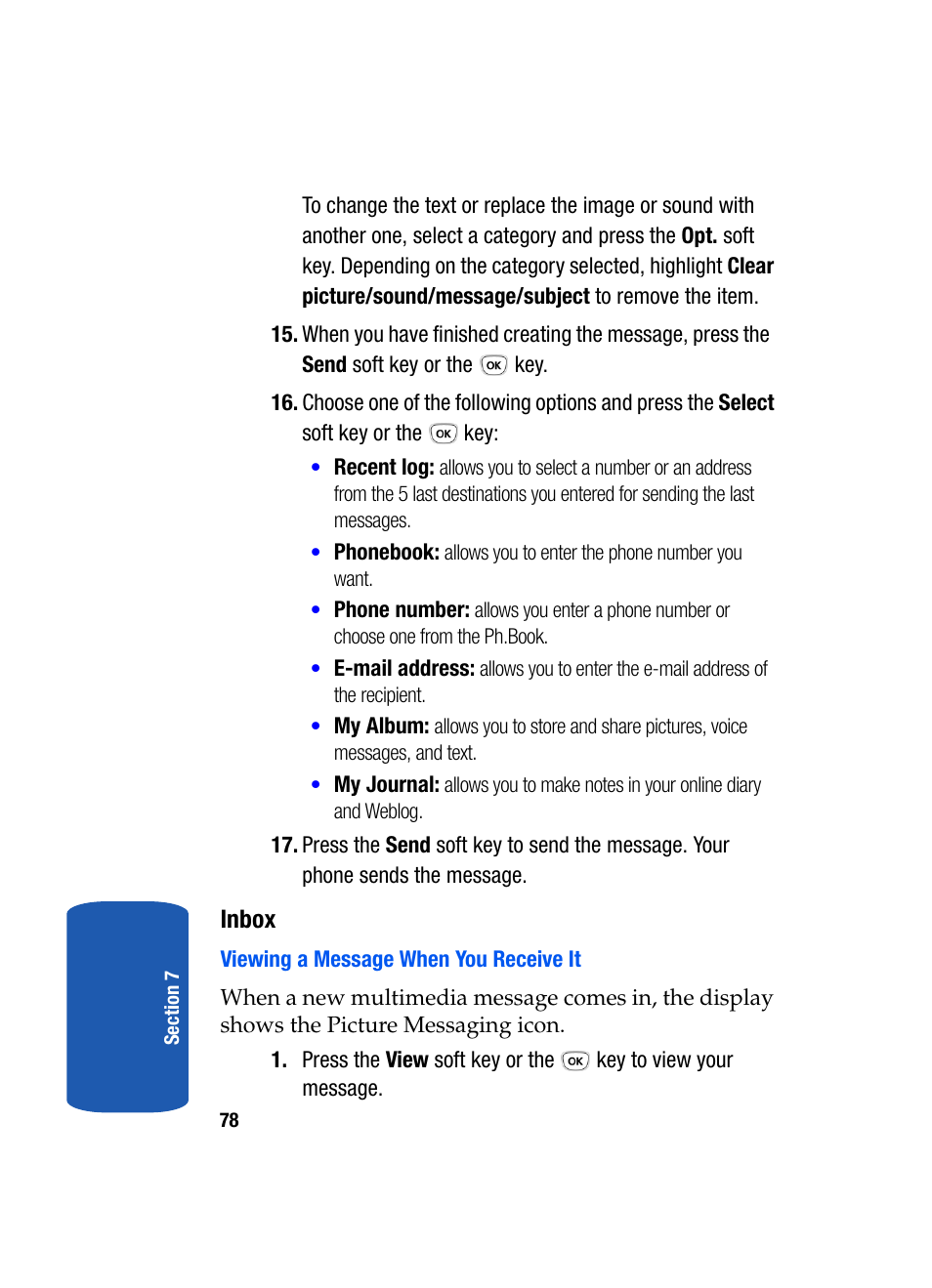 Samsung SGH-T319NBBTMB User Manual | Page 82 / 182