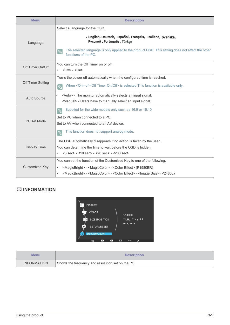 Information | Samsung LS19NVBHBV-ZA User Manual | Page 29 / 45