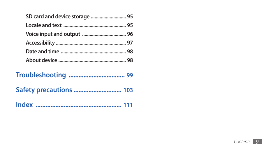 Samsung YP-G1CW-XAA User Manual | Page 10 / 115