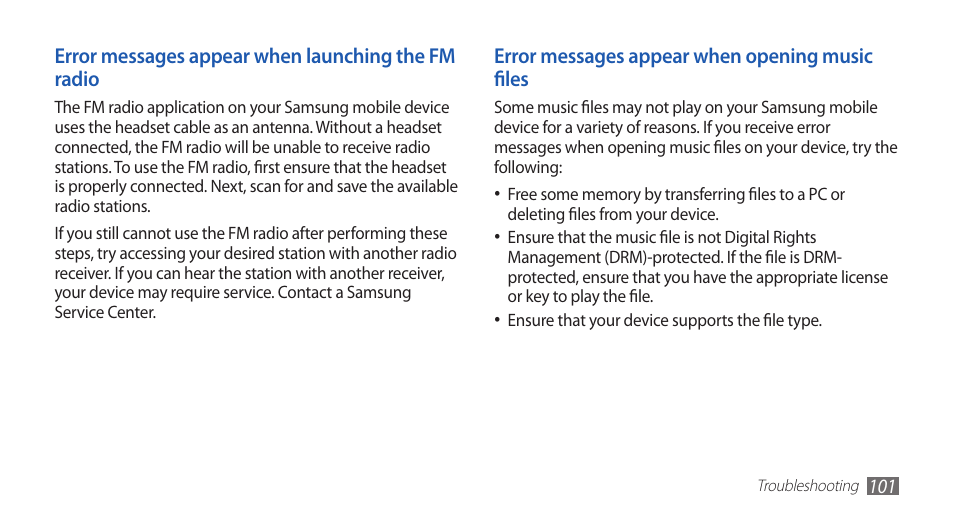 Samsung YP-G1CW-XAA User Manual | Page 102 / 115