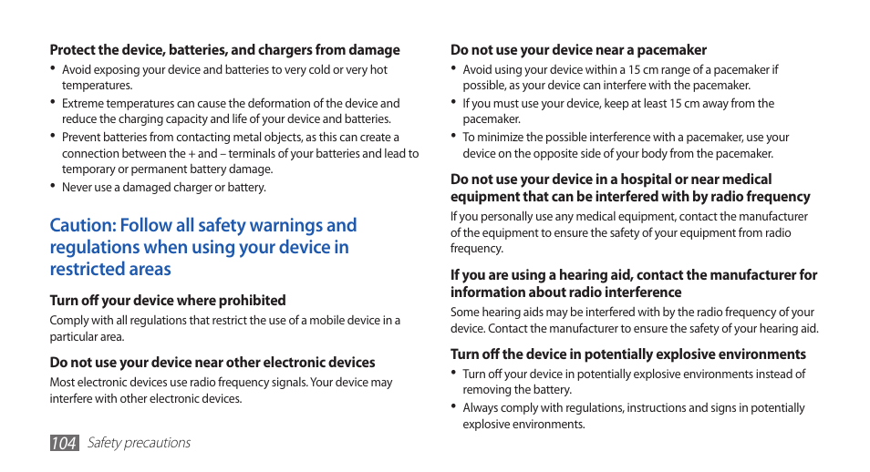 Samsung YP-G1CW-XAA User Manual | Page 105 / 115