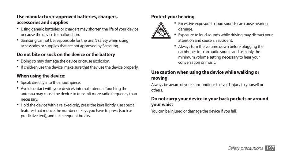 Samsung YP-G1CW-XAA User Manual | Page 108 / 115