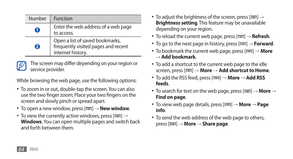 Samsung YP-G1CW-XAA User Manual | Page 65 / 115