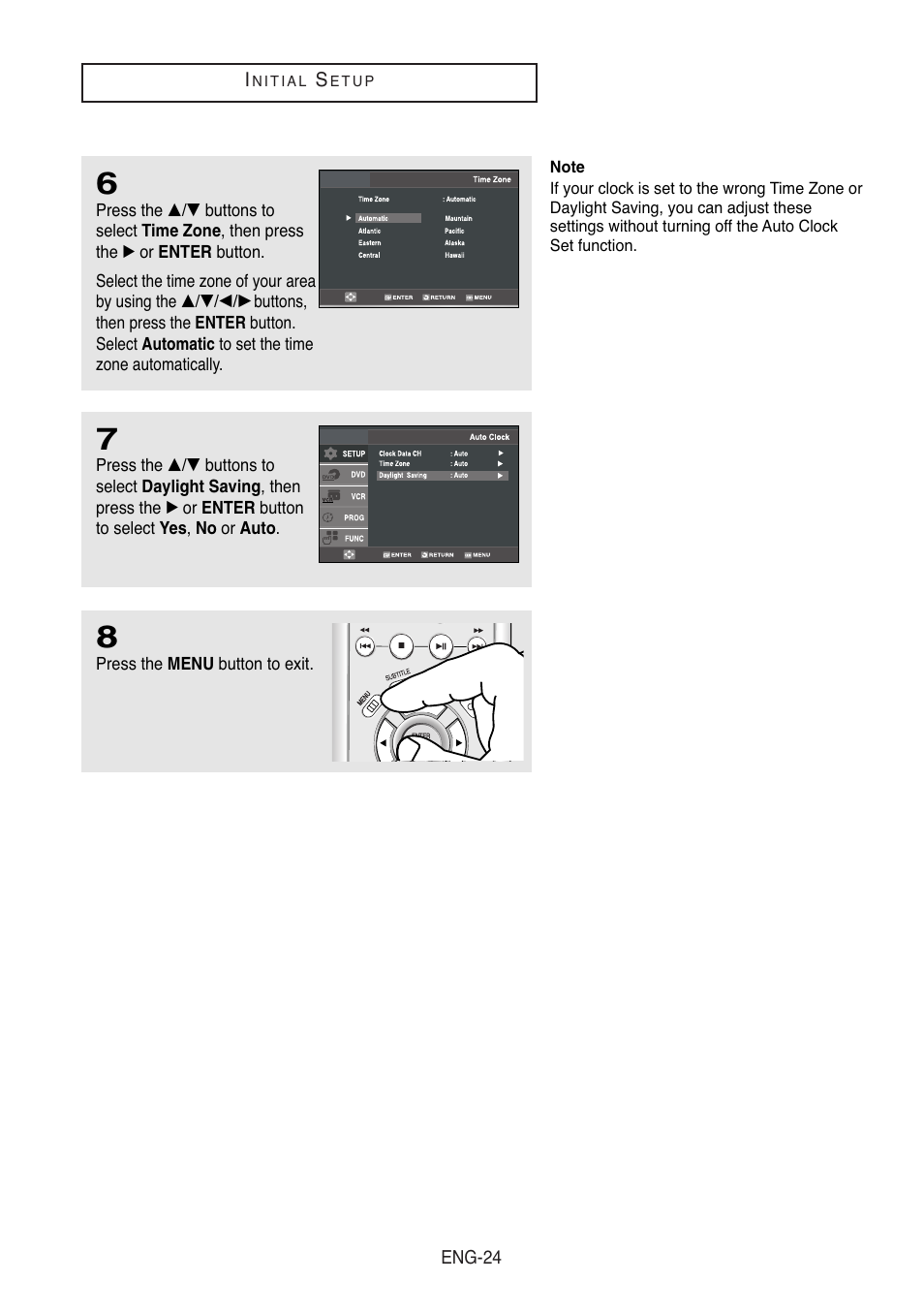 Samsung DVD-V8500-XAC User Manual | Page 24 / 88