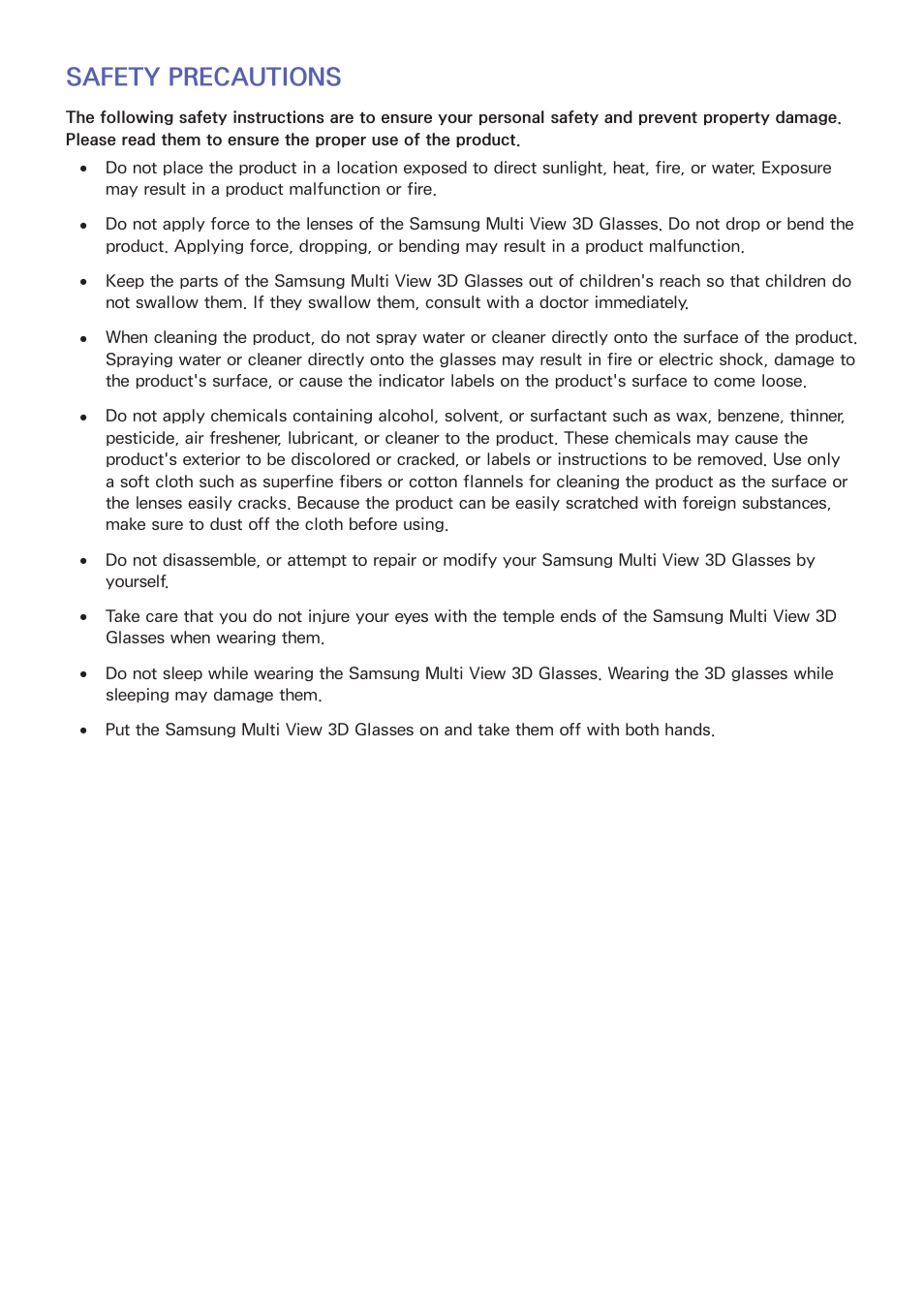 153 safety precautions, Safety precautions | Samsung KN55S9CAFXZA User Manual | Page 160 / 172