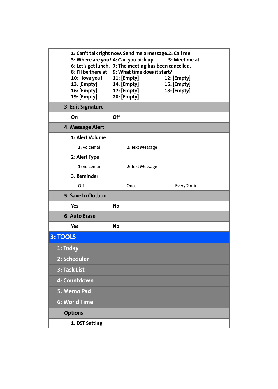 Tools | Samsung SPH-A580ZKAAFT User Manual | Page 9 / 156