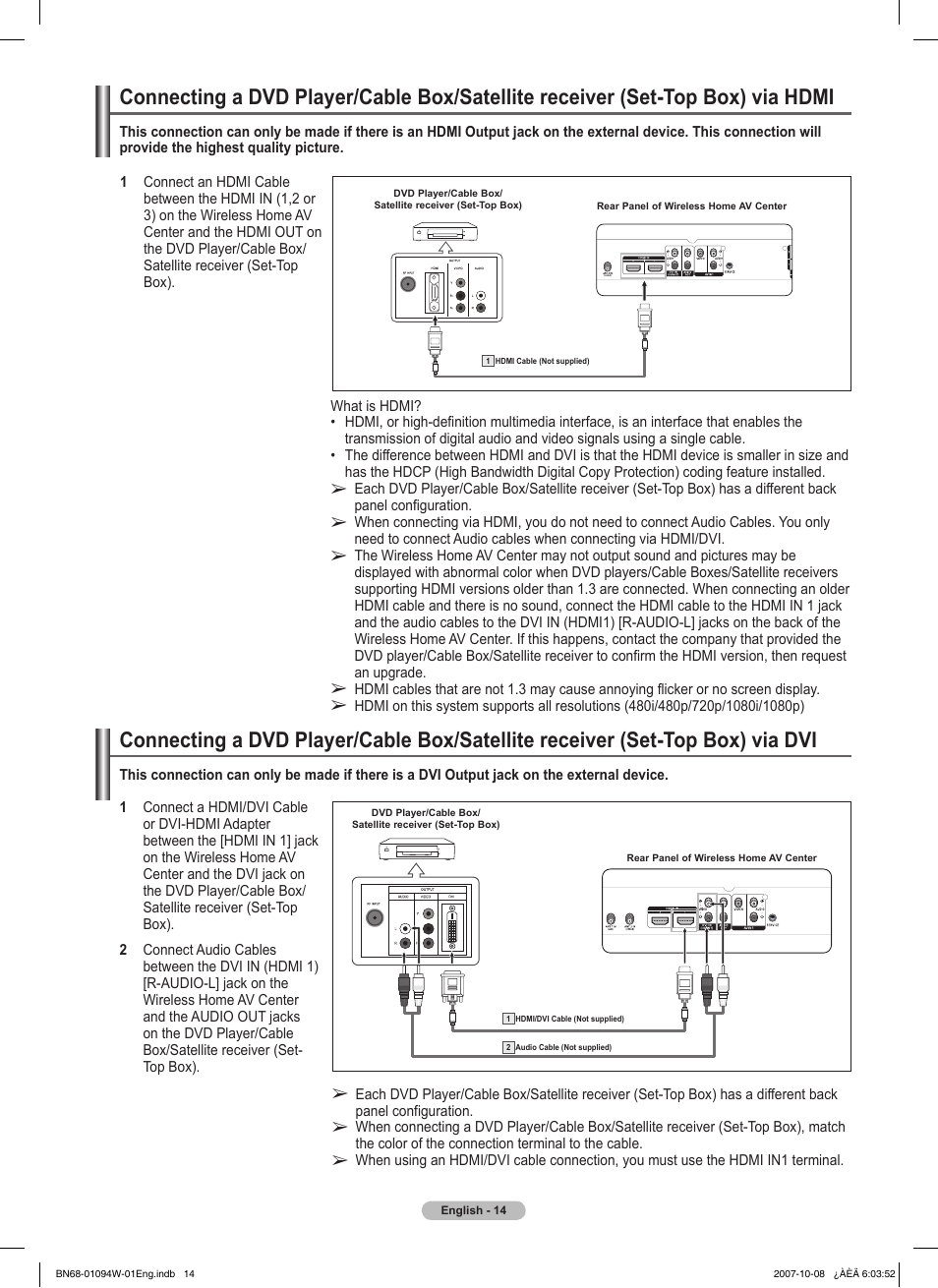 Samsung FPT5894WX-XAA User Manual | Page 14 / 80