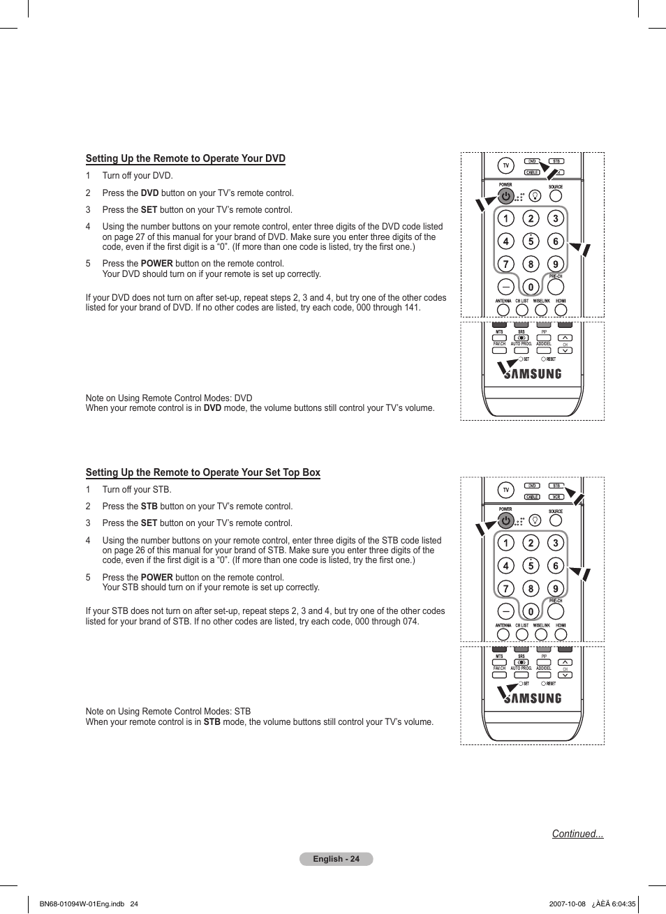 Samsung FPT5894WX-XAA User Manual | Page 24 / 80