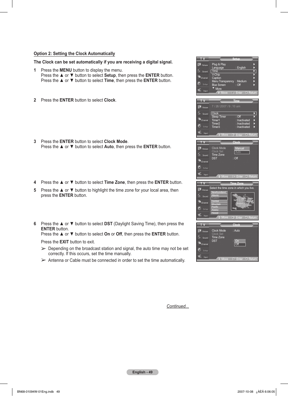 Samsung FPT5894WX-XAA User Manual | Page 49 / 80