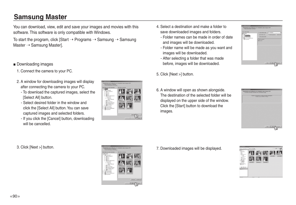 Samsung master | Samsung EC-NV40ZSBA-US User Manual | Page 91 / 100