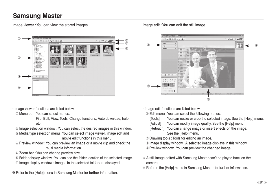 Samsung master | Samsung EC-NV40ZSBA-US User Manual | Page 92 / 100