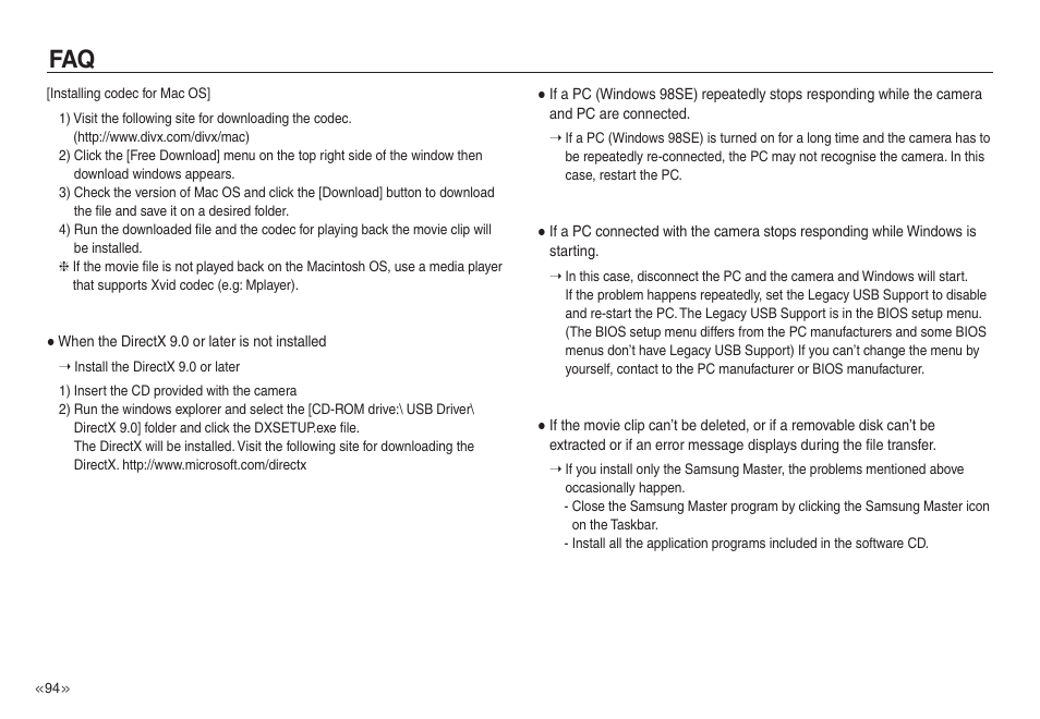 Samsung EC-NV40ZSBA-US User Manual | Page 95 / 100