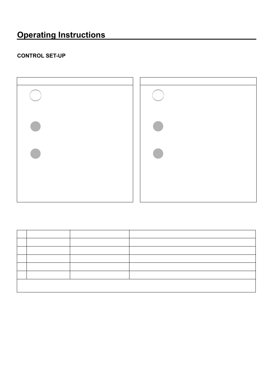 Operating instructions | Amana ACM2160A User Manual | Page 12 / 24