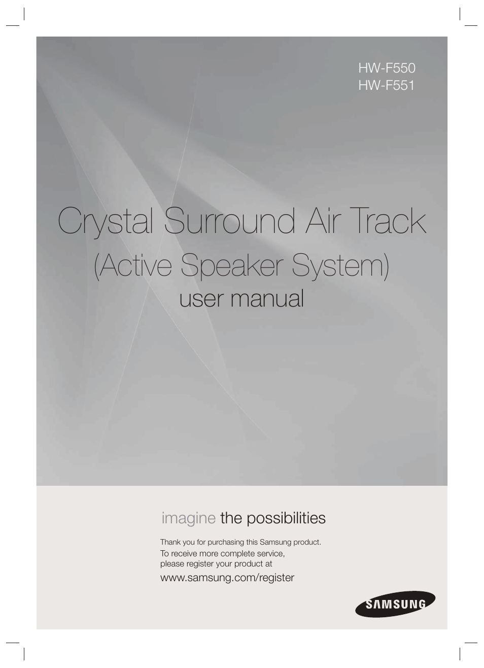 Samsung HW-F551-ZA User Manual | 26 pages
