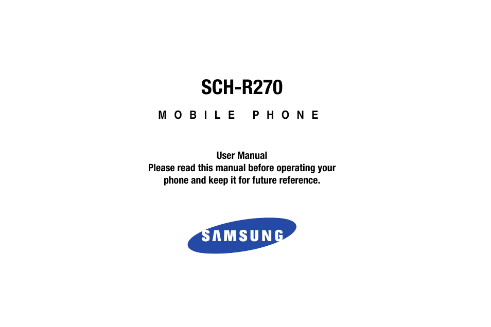 Samsung SCH-R270ZKAMTR User Manual | 159 pages