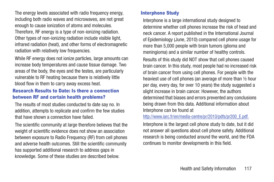 Interphone study | Samsung SCH-R270ZKAMTR User Manual | Page 121 / 159