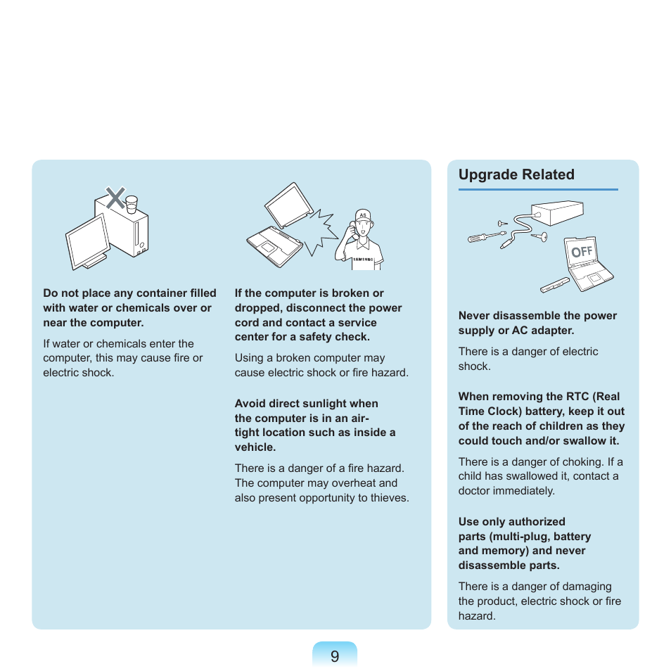 Upgrade related | Samsung NP-X22-K01-SEA User Manual | Page 10 / 200