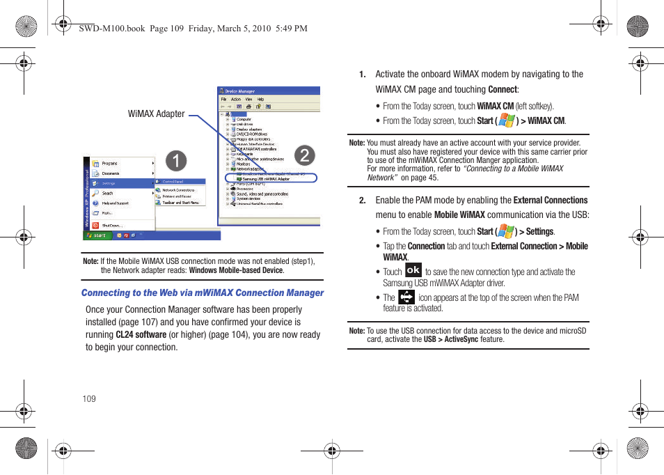 Samsung SWD-M100ZKECLW User Manual | Page 112 / 158