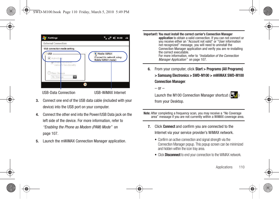 Samsung SWD-M100ZKECLW User Manual | Page 113 / 158