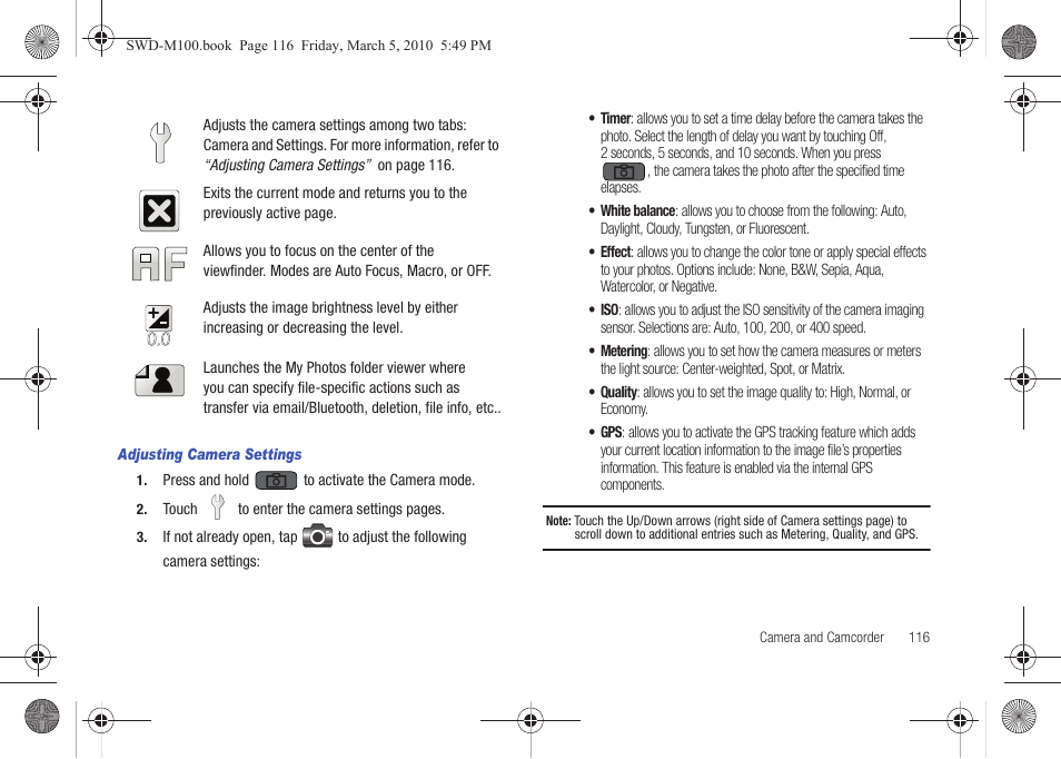 Samsung SWD-M100ZKECLW User Manual | Page 119 / 158