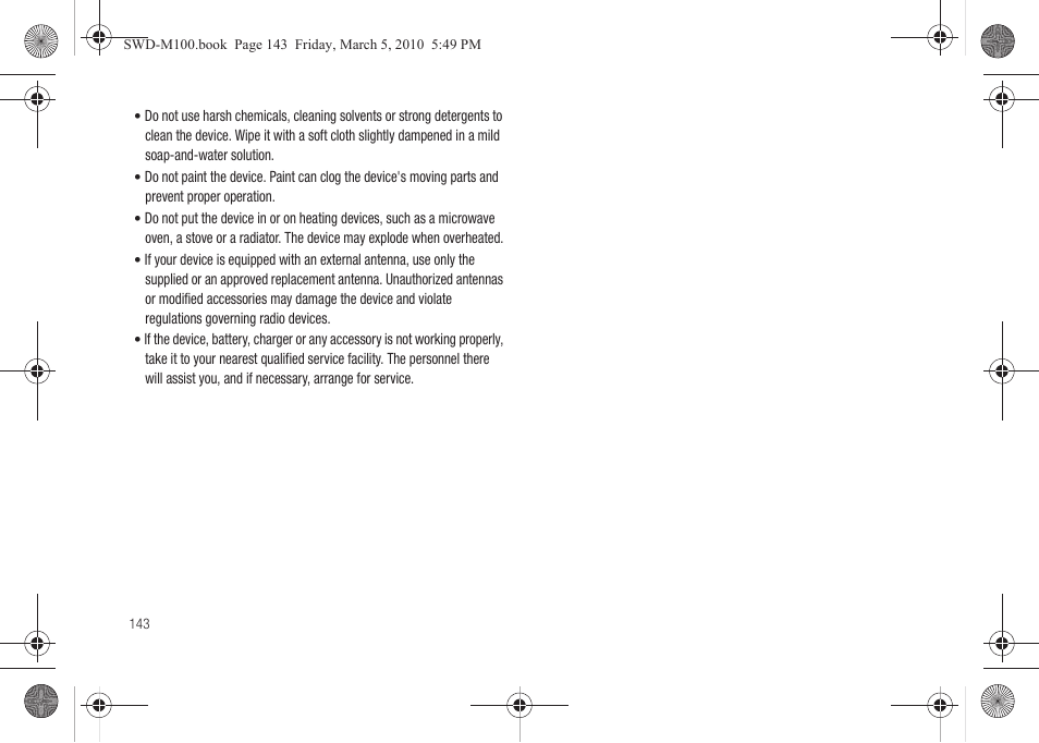 Samsung SWD-M100ZKECLW User Manual | Page 146 / 158