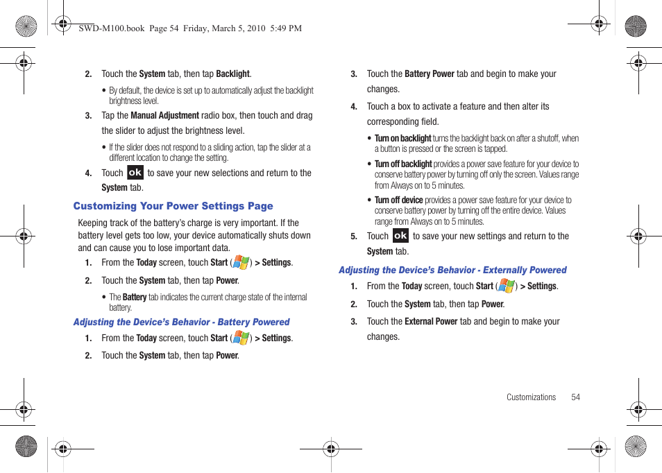 Samsung SWD-M100ZKECLW User Manual | Page 57 / 158