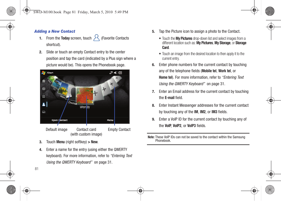 Samsung SWD-M100ZKECLW User Manual | Page 84 / 158