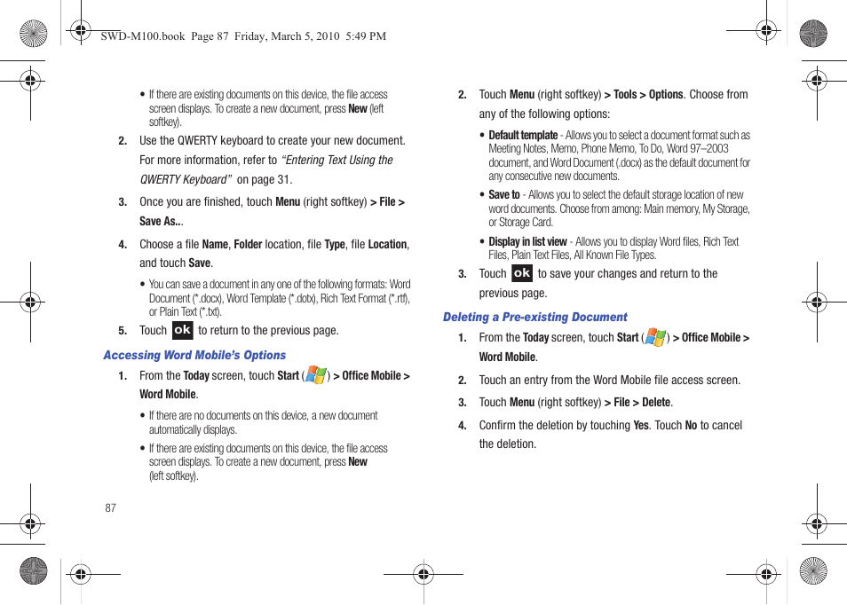 Samsung SWD-M100ZKECLW User Manual | Page 90 / 158