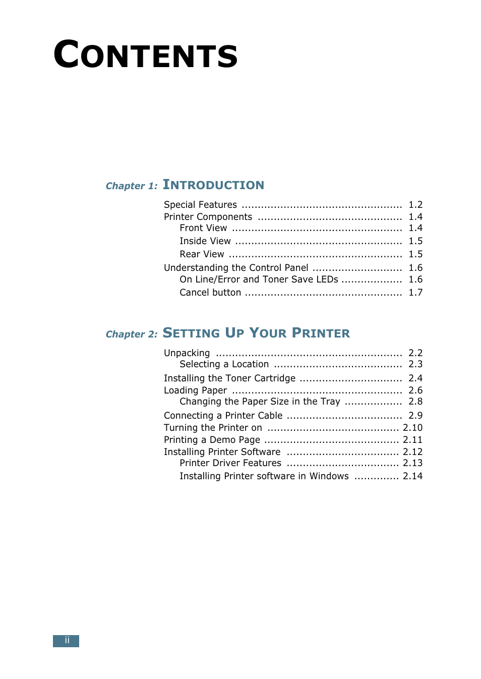 Samsung ML-1710-XAA User Manual | Page 3 / 138