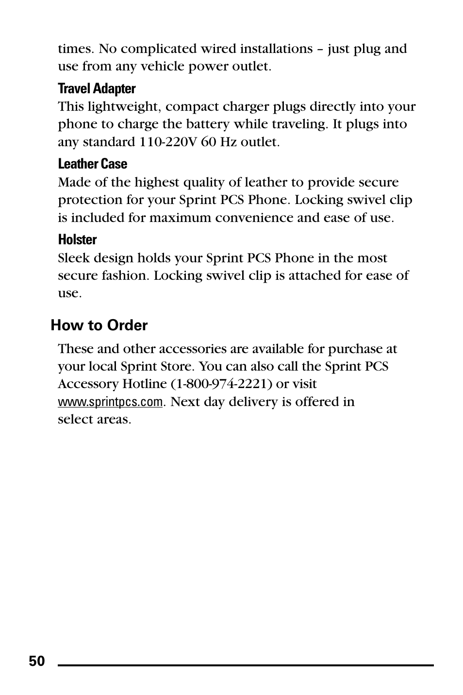 How to order | Samsung SPH-A760DSSXAR User Manual | Page 58 / 85