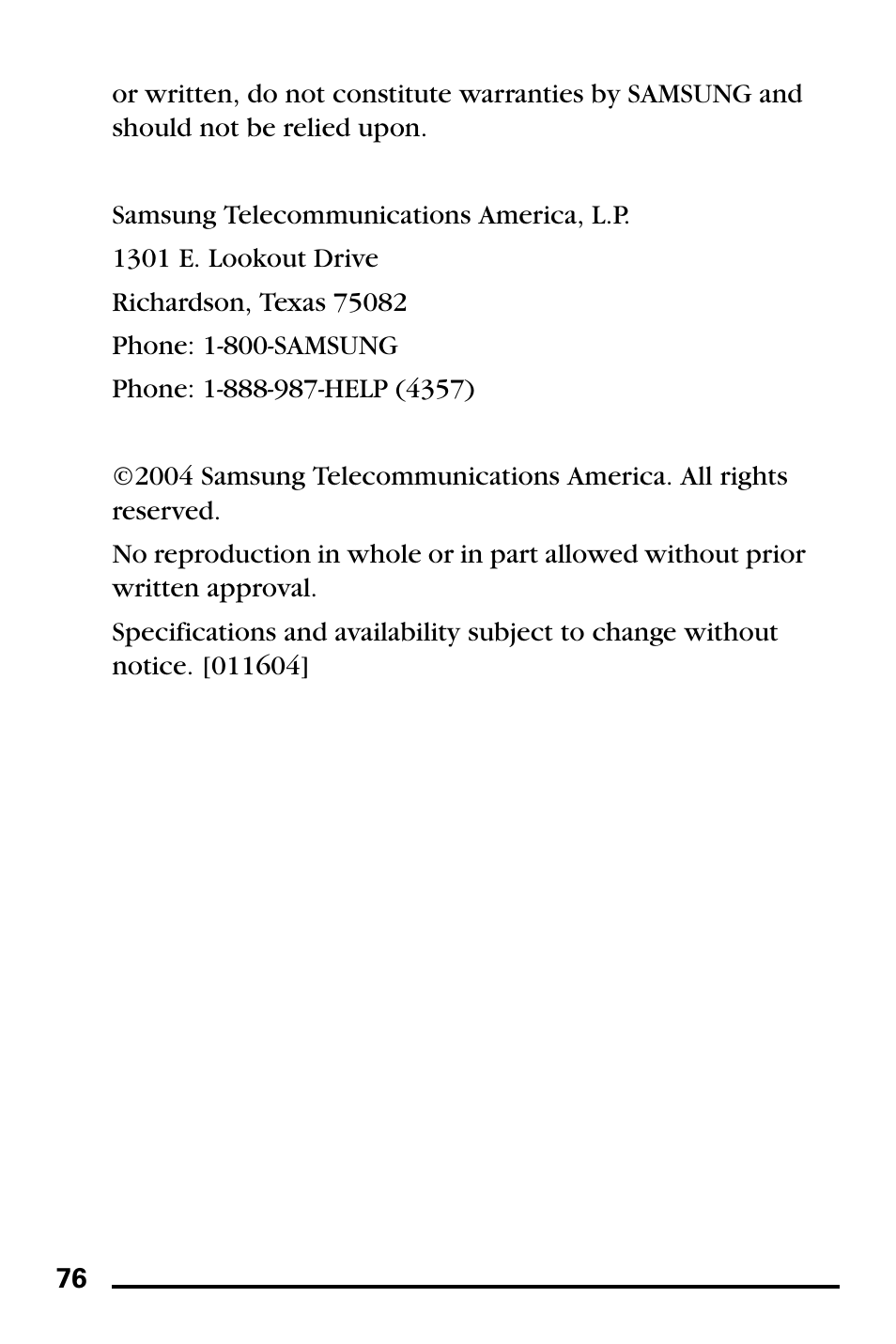 Samsung SPH-A760DSSXAR User Manual | Page 84 / 85