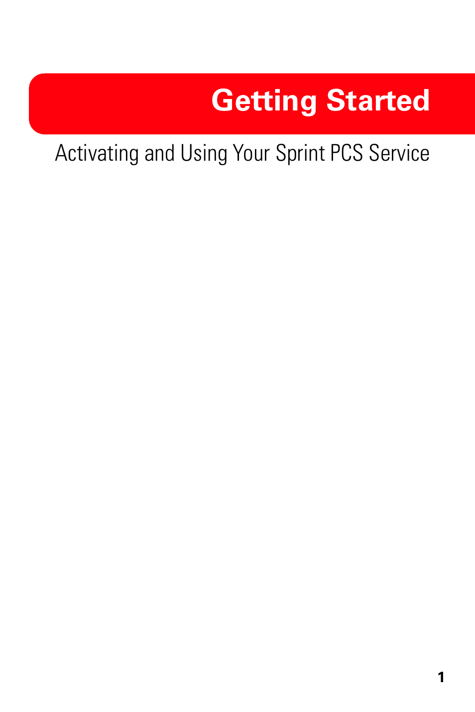 Getting started | Samsung SPH-A760DSSXAR User Manual | Page 9 / 85