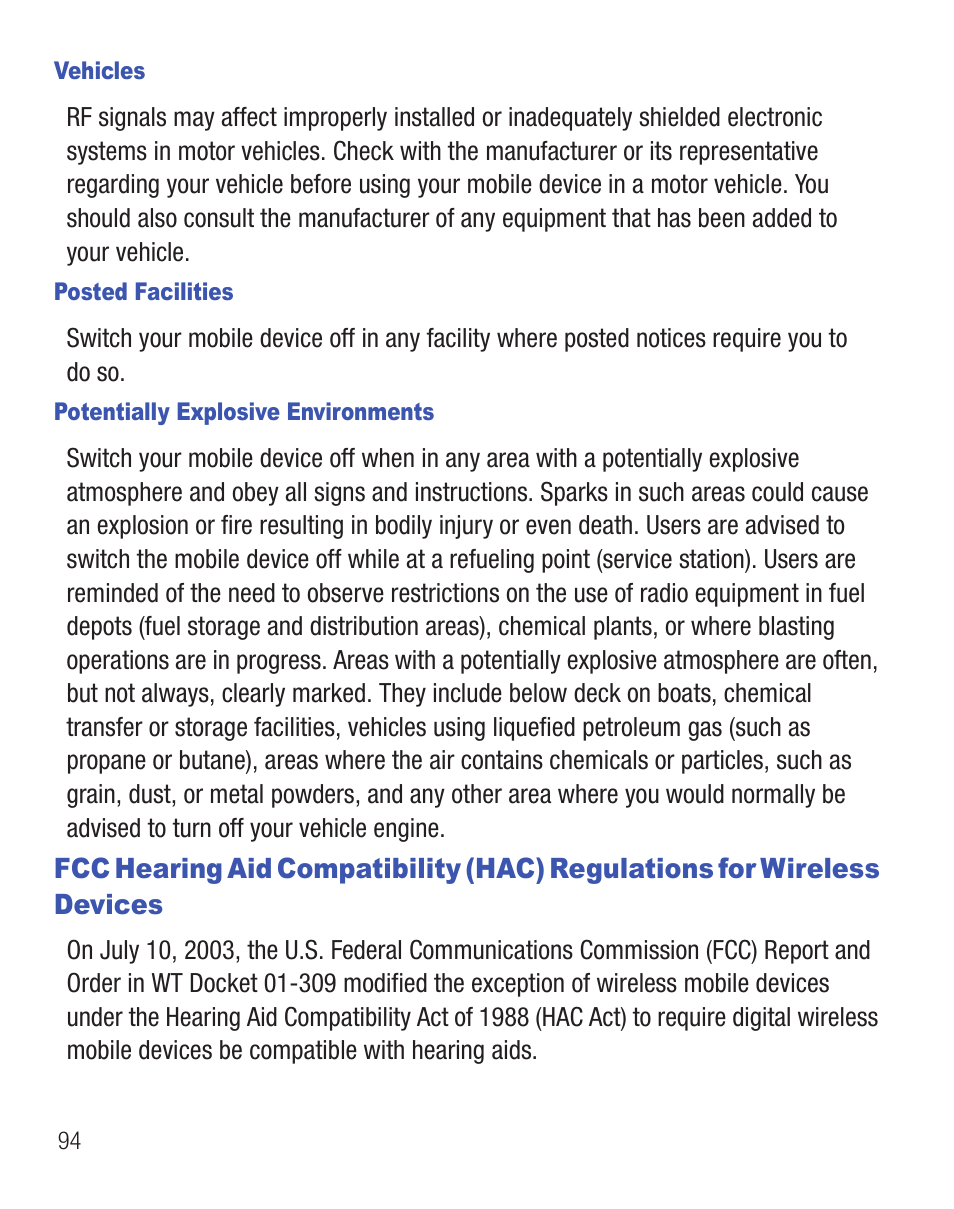 Samsung SGH-T330ZKATFN User Manual | Page 98 / 102