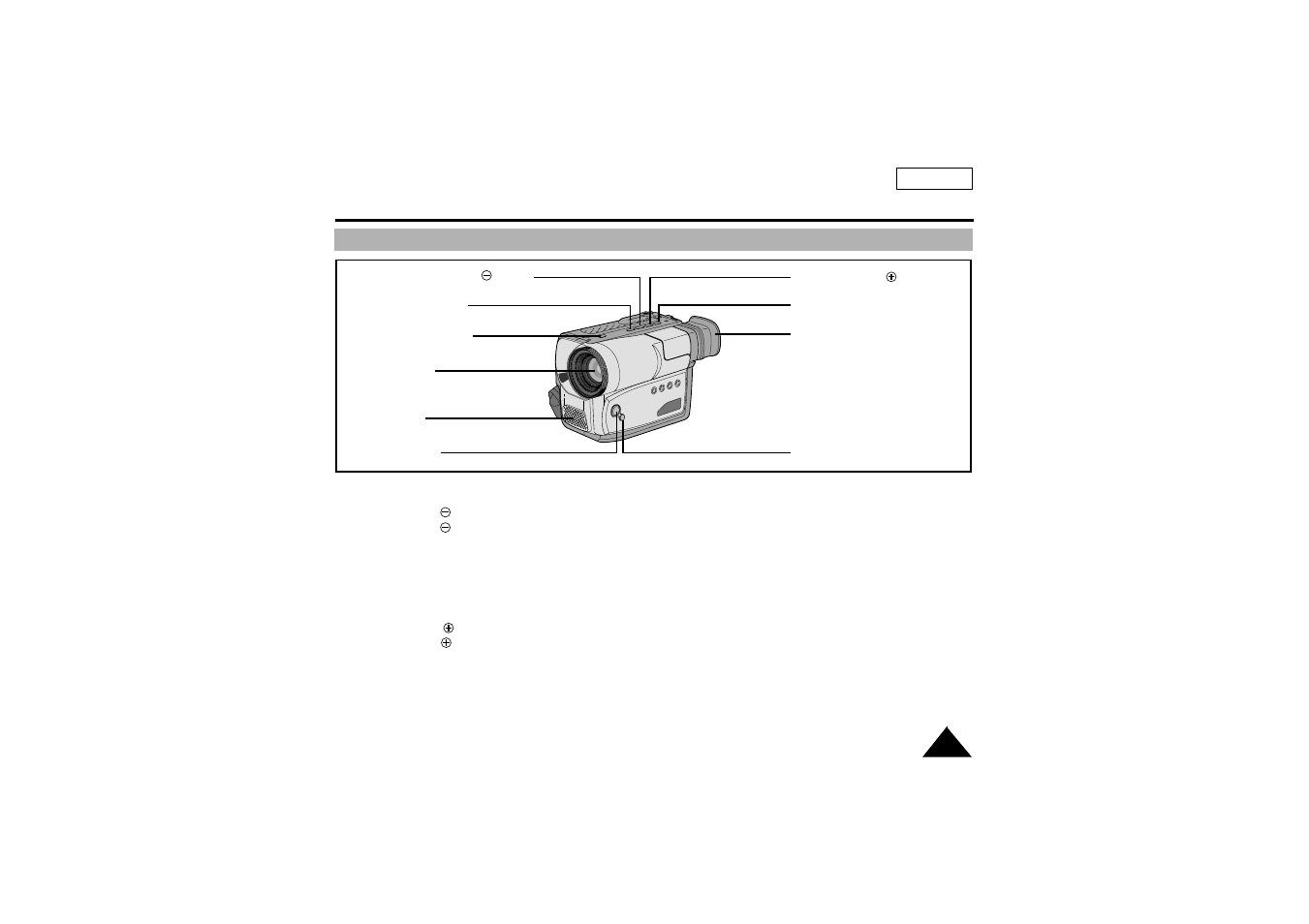 Getting to know your camcorder | Samsung SC-W71-XAA User Manual | Page 13 / 66