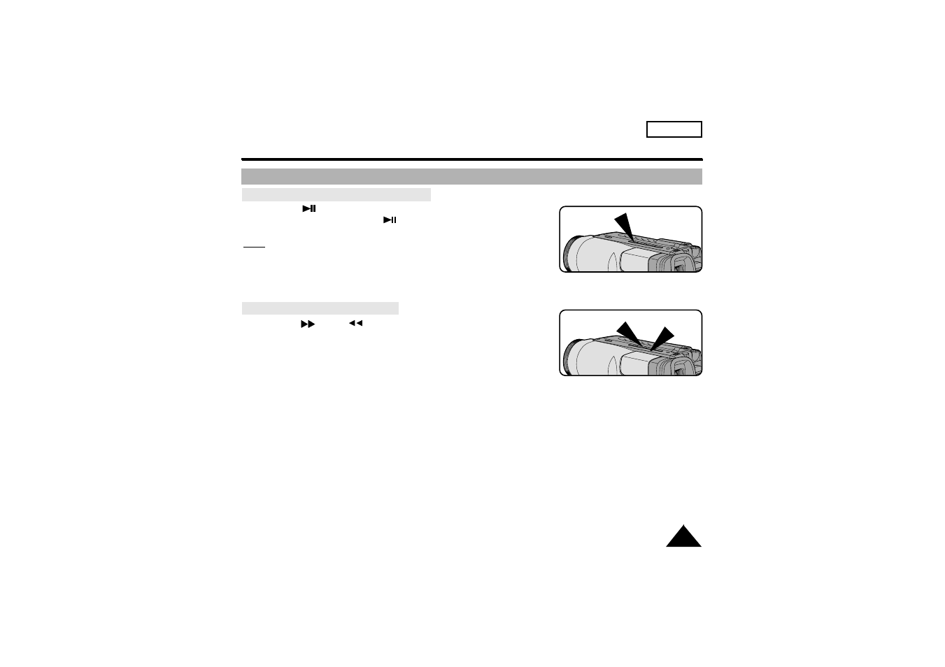 Playing back a tape | Samsung SC-W71-XAA User Manual | Page 53 / 66