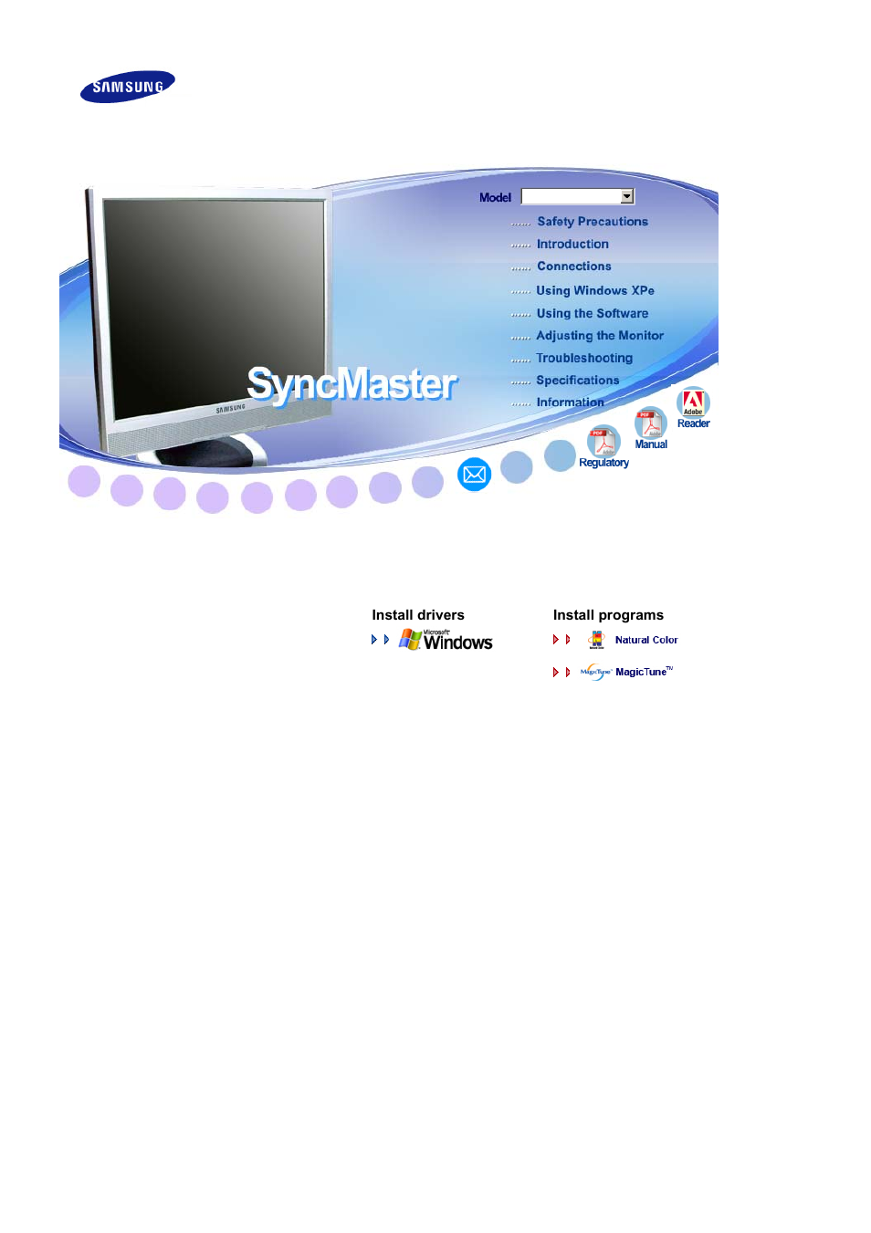 Samsung LS19TRTLB-XAA User Manual | 76 pages