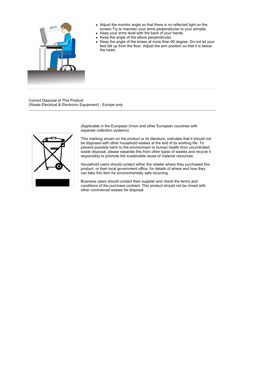 Correct disposal of this product | Samsung LS19TRTLB-XAA User Manual | Page 10 / 76
