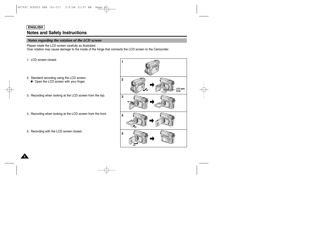 Samsung SC-D303-XAC User Manual | Page 10 / 111