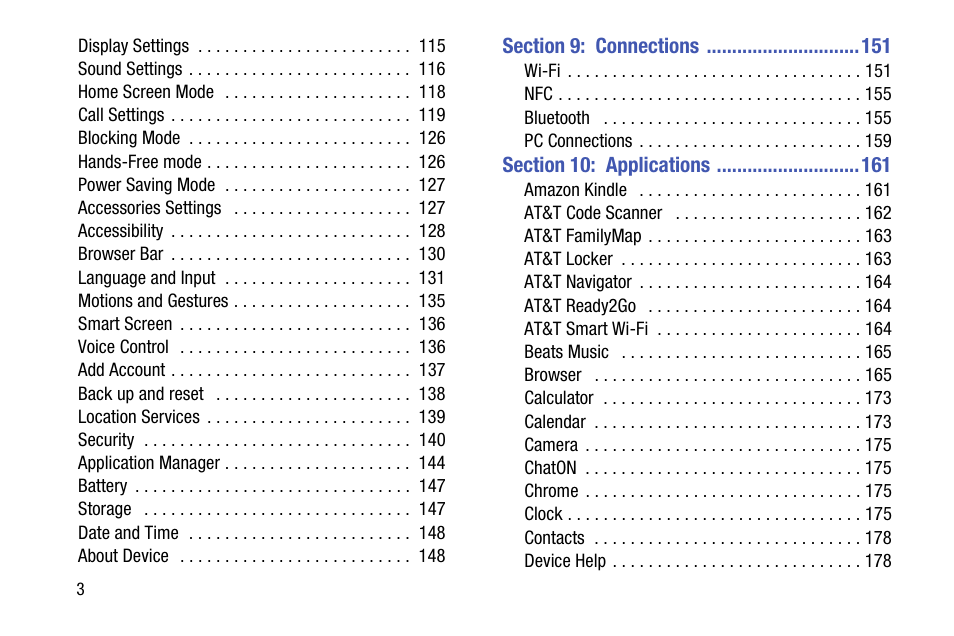 Samsung SM-C105AZWAATT User Manual | Page 10 / 230