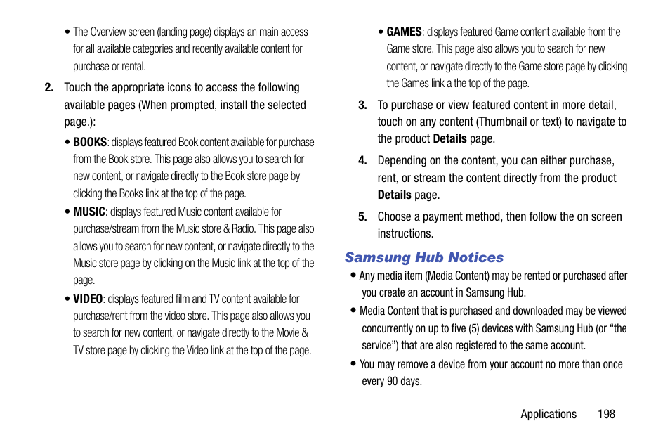 Samsung hub notices | Samsung SM-C105AZWAATT User Manual | Page 205 / 230