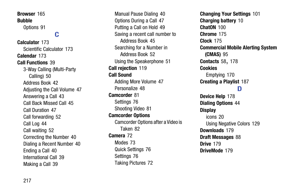 Samsung SM-C105AZWAATT User Manual | Page 224 / 230