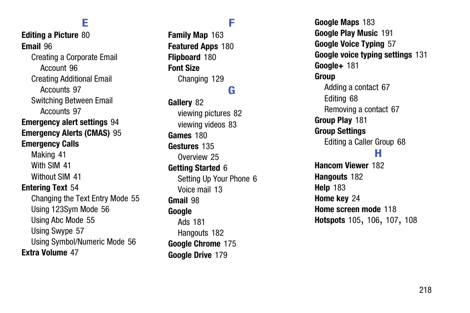 Samsung SM-C105AZWAATT User Manual | Page 225 / 230