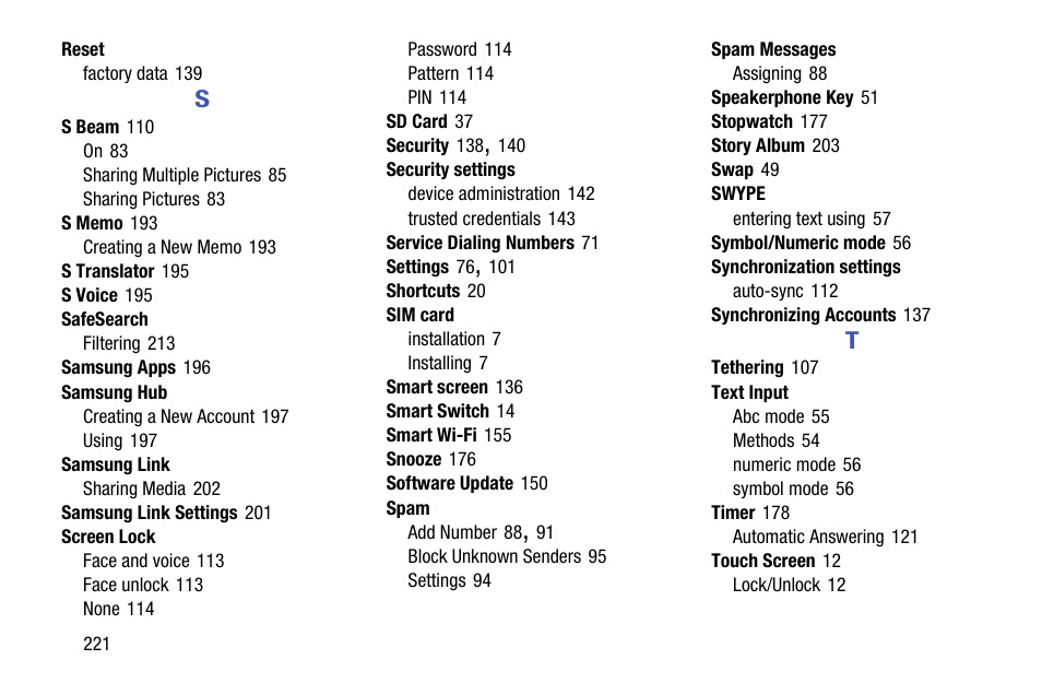 Samsung SM-C105AZWAATT User Manual | Page 228 / 230
