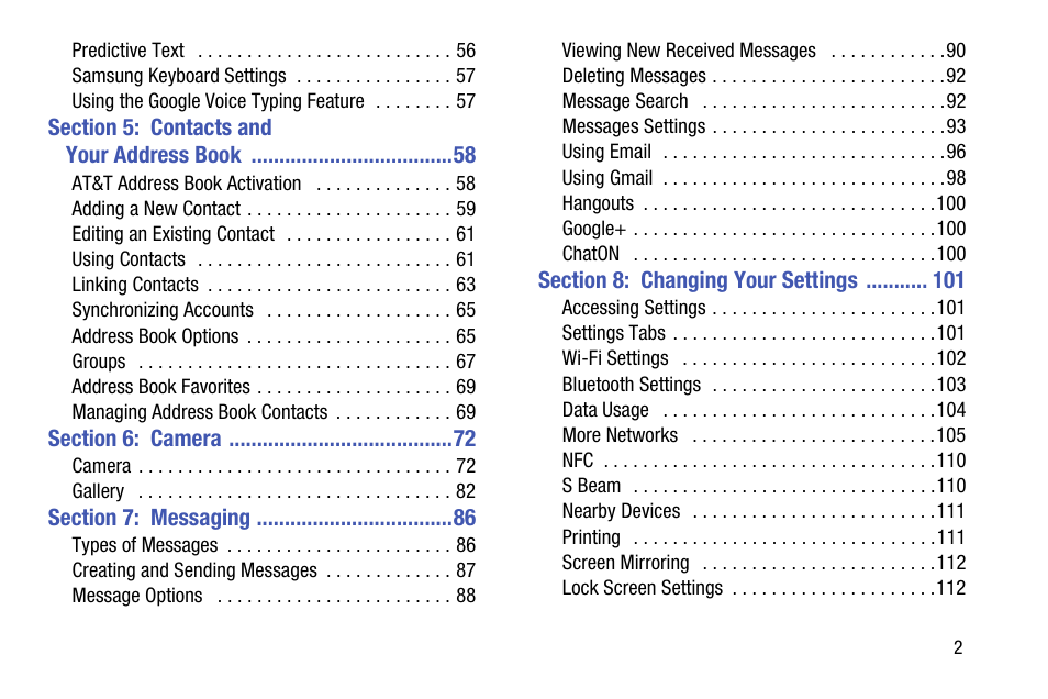 Samsung SM-C105AZWAATT User Manual | Page 9 / 230