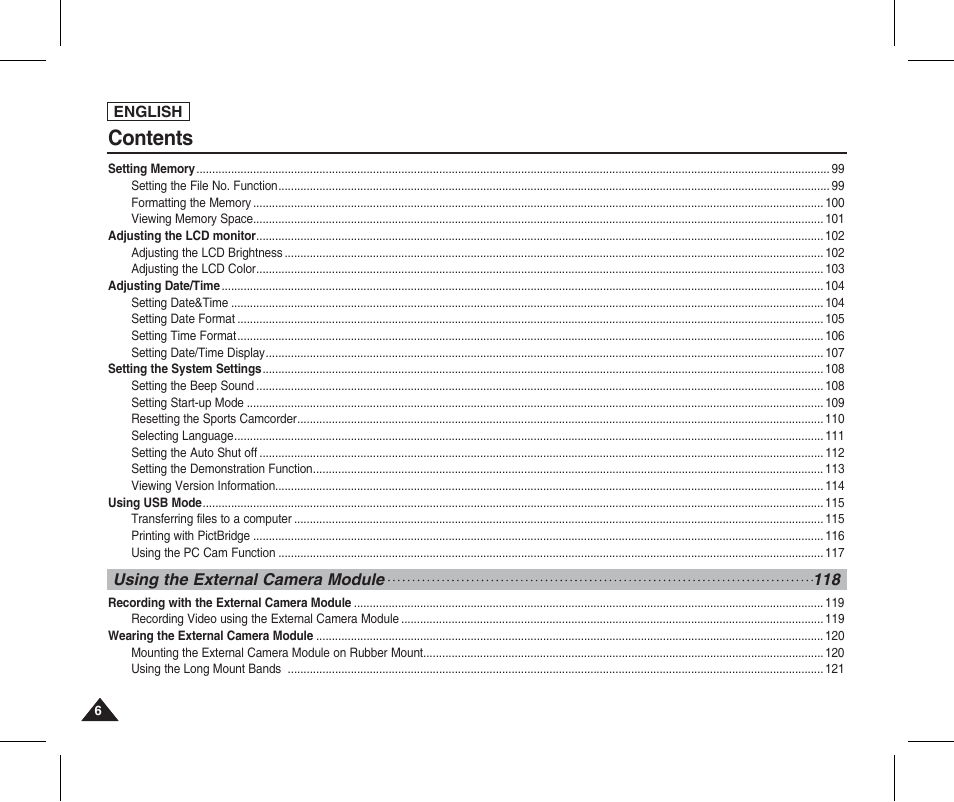 Samsung SC-X205L-XAA User Manual | Page 10 / 149