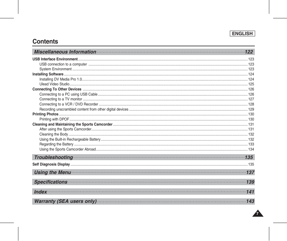 Samsung SC-X205L-XAA User Manual | Page 11 / 149