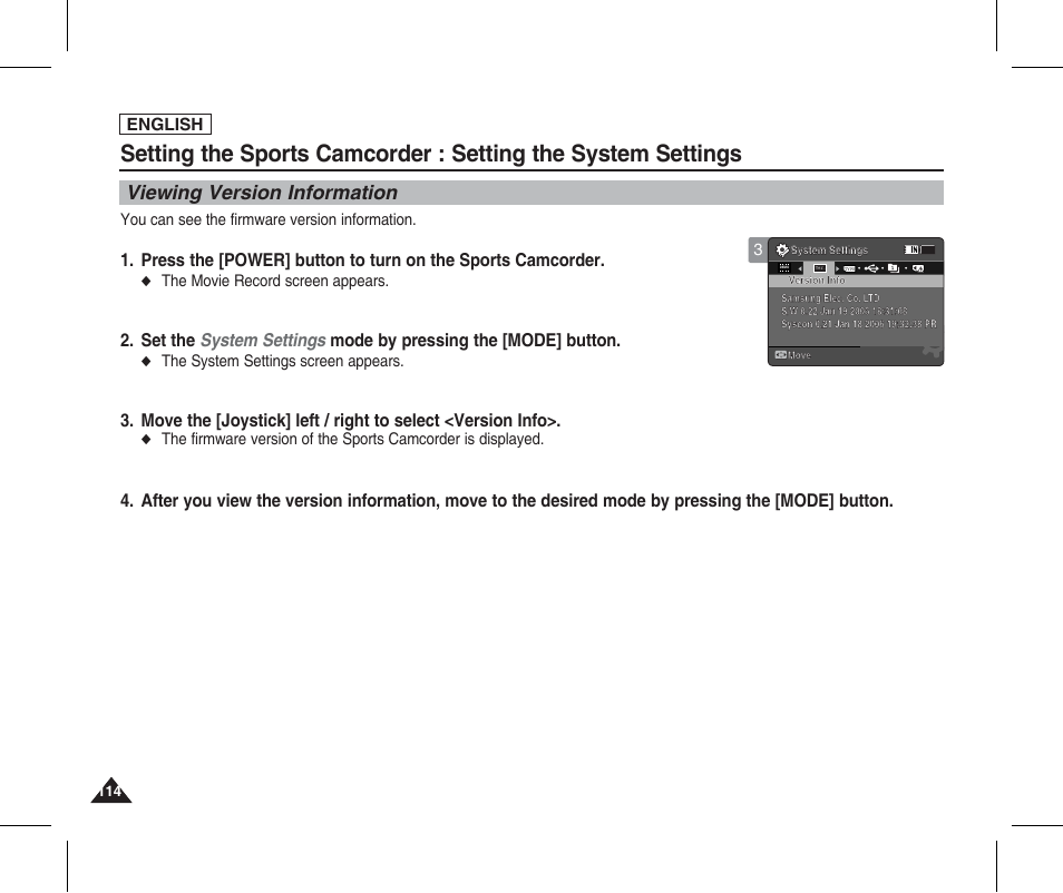 Viewing version information | Samsung SC-X205L-XAA User Manual | Page 118 / 149